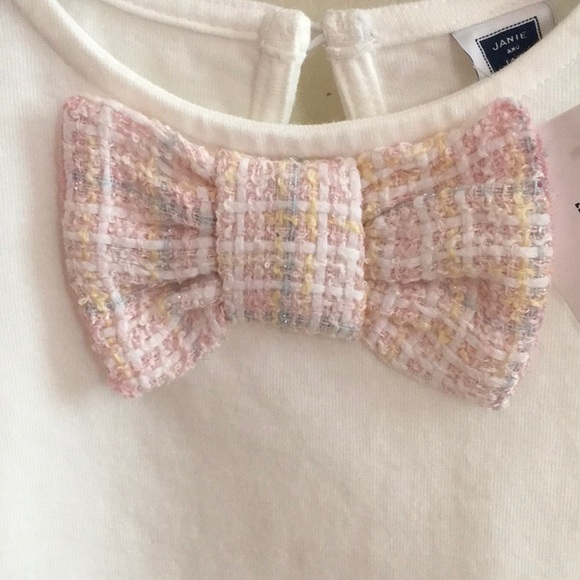 NWT Janie and Jack bow top - 18-24 months - Picture 2 of 3